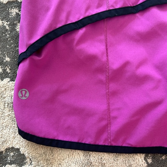 lululemon athletica Speed Short Ultra Violet/Space Dye Twist/Naval Blue Size 6 - Picture 6 of 6